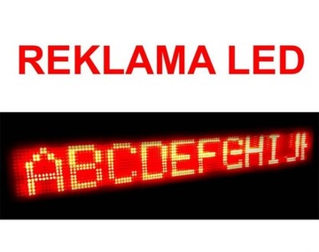 Tablica Reklama Świetlna LED Panel 108x15cm