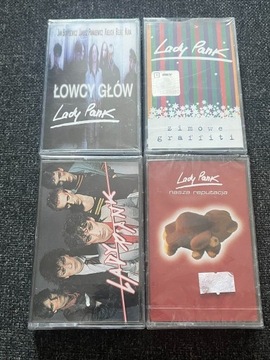 Zestaw 4 kaset Lady Pank - Lowcy Glow, Nasza Reputacja, Zimowe Graffiti