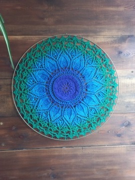 Mandala 50 cm szydełkowa 3D