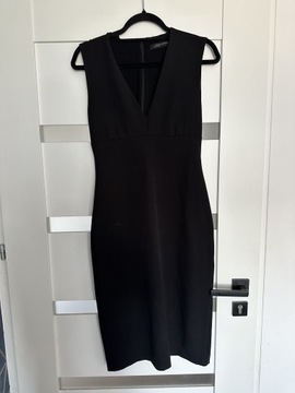 Elegancka klasyczna czarna sukienka Zara women rozmiar S 