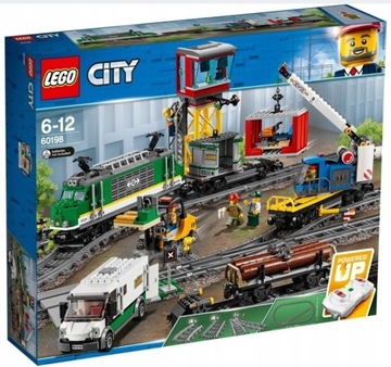 LEGO City 60198 Pociąg towarowy nowy!!