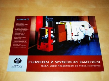Ulotka reklamowa Lublin 3 Furgon z wysokim dachem