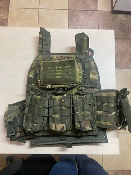 Kamizelka taktyczna czarna ASG paintball militaria