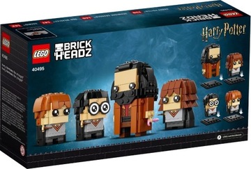 LEGO 40495 BrickHeadz Harry, Hermiona, Ron, Hagrid