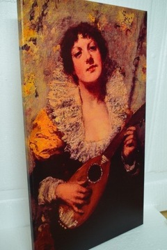 William Merritt-La mandolinistica 1879,reprodukcja