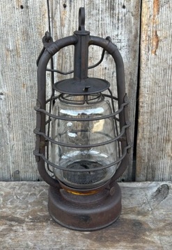 Piękna stara lampka lampa naftowa KOMETA PELIKAN