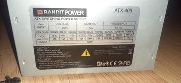 Zasilacz ATX-400W BANDITPOWER XH-380