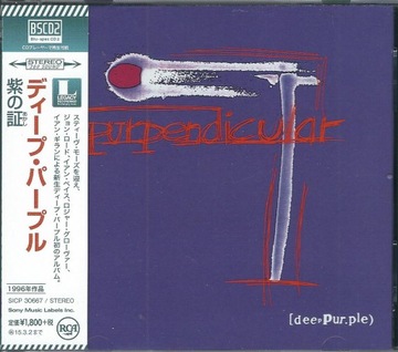 CD Deep Purple - Purpendicular (Japan 2014 BSCD2)