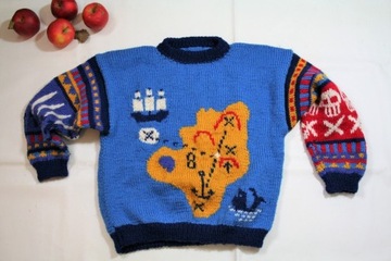 Sweter Wełniany dla chłopca  Rozmiar 4-5 lat