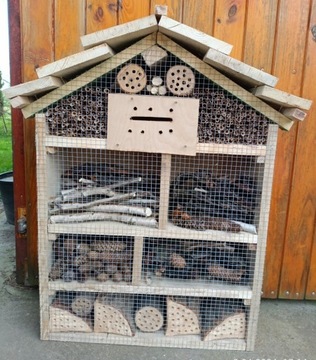 Domek dla owadów i pszczół murarek