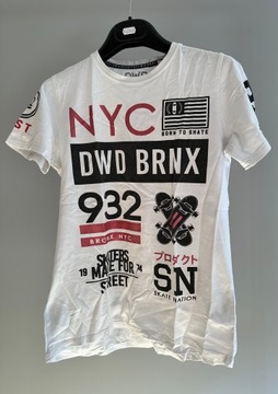Biała koszulka NYC