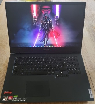 Lenovo Legion 17ACH6H RTX 3070, 32GB, NOWY EKRAN PASTA i RAM, Moc jak 3080