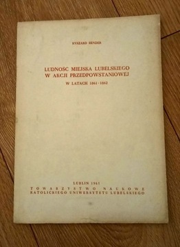 Ludność miejska Lubelskiego w akcji przedpowstanio