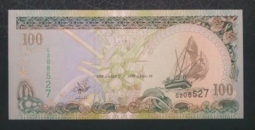 Malediwy 100 rufiyaa, 2000 UNC 