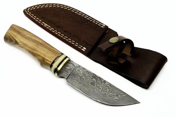 Owniknives duży nóż myśliwski z Damastu damast