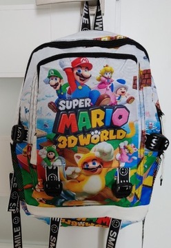 Plecak szkolny wielokomorowy, Mario 3D World