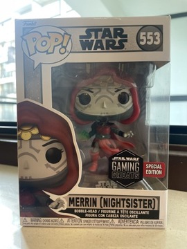 Funko POP! Star Wars, figurka kolekcjonerska, Merrin (Nightsister), 553