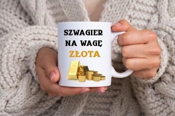 Kubek Szwagier na wagę złota