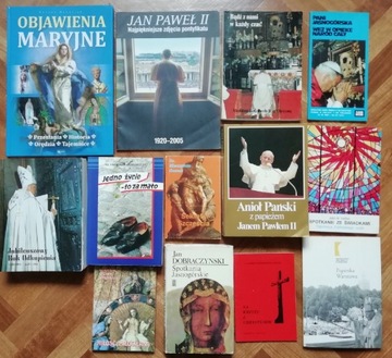 13x książki RELIGIJNE, KATOLICKIE CHRZEŚCIJAŃSKIE 