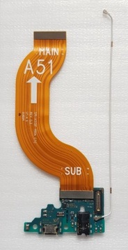 Samsung A51 A515F org.złącze ładowania+taśma kabel