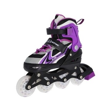 ŁYŻWY/ROLKI 2W1 NF 18188A VIOLET S-L NILS EXTREME