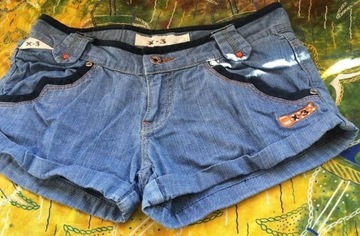 spodenki X-3 jeans , r. 30 , pas 80 cm 