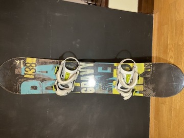 Deska Snowboardowa Raven 138 cm, wiązania Repper