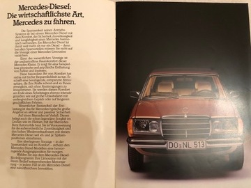 Prospekt -katalog Mercedes 200D-300D (W123) - 83r.