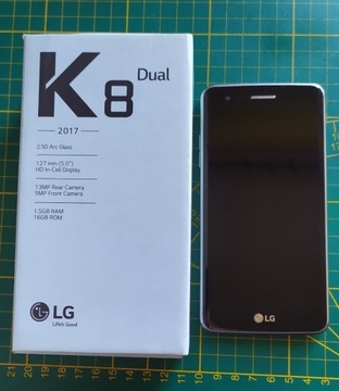 Smartfon LG K8, M200E 1,5/16 GB 4G (LTE) dual sim
