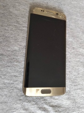 Wyświetlacz Samsung S6 edge złoty