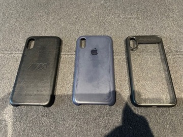 Etui pokrowiec Apple iPhone X/XS 3 sztuki stan db=