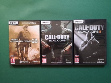 3 Gry Call of Duty Modern Warfare 2 Black Ops