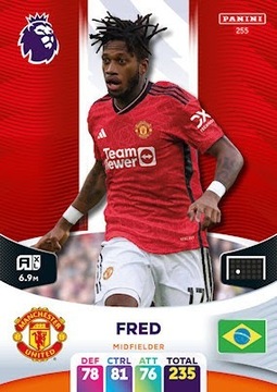 Fred 255 Karta Panini Premier League 2024