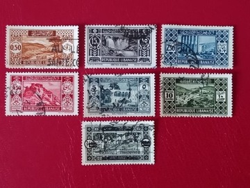 Zestaw znaczków Republique Libanaise 1930r