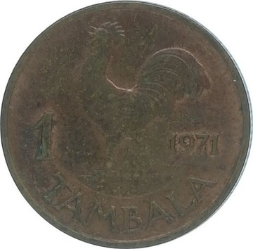 Malawi 1 tambala 1971, KM#7.1