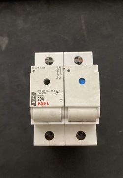 Rozłącznik R321/20A D002/1P+N Fael