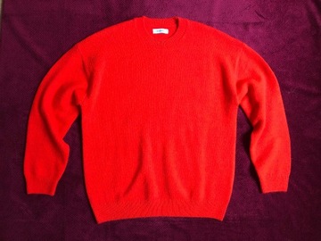 sweter RESERVED / pomarańcz jaskrawy / r.XL bdb