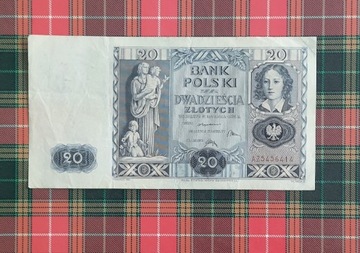 Banknot 20zł 1936r. Seria AZ