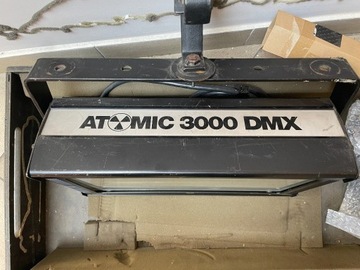 2 x Stroboskop ATOMIC 3000 DMX + nowa żarówka