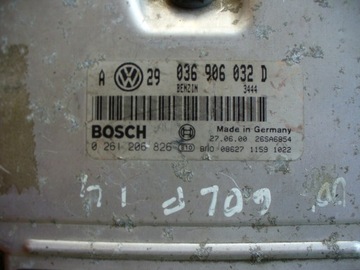 VW GOLF IV  BORA 1.4 KOMPUTER 036 906 032 D BOSCH