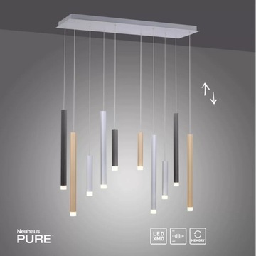 Neuhaus PURE-GEMIN Lampa LED Aluminium Czarny 