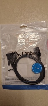 Kabel DisplayPort - DVI-D(24+1) M/M 1m czarny