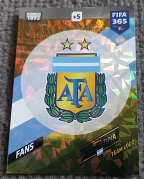 Club badge Argentyna 2018 panini 334