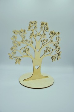 Drzewo na kolczyki biżuterie decoupage