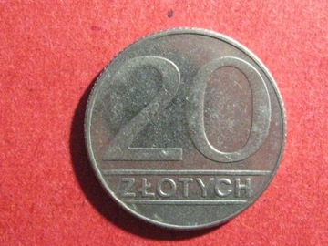 20 zł -1990-  MAŁA ŚR - 24 MM  -STAN ŁADNY SZT.1