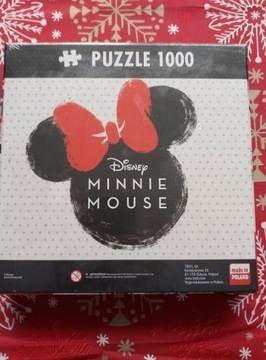 Puzzle 1000 elementów Minnie Mouse Retro