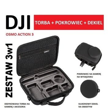 zestaw DJI OSMO ACTION 3 torba +pokrowiec +osłona