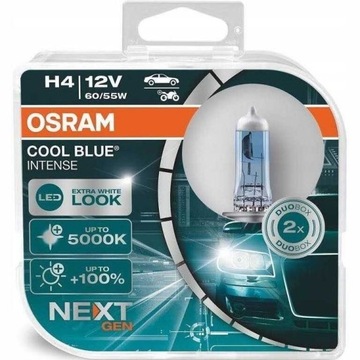 Żarówki OSRAM H4/12V 60/55W COOL Blue. 