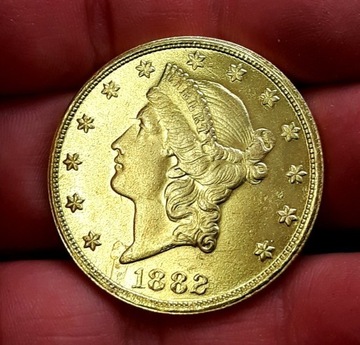 20 dolarów 1882 indianka