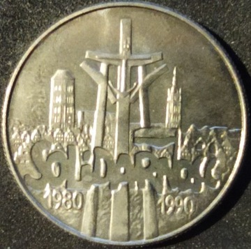 Polska 10000 zł, 1990 Solidarność